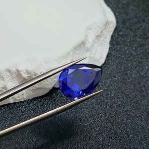Zafiro natural facetado en forma de pera, corte de lágrima, zafiro suelto en varios tamaños para joyería al por mayor. - Product Image 3