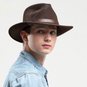 Sombrero de Vaquero Occidental con Logotipo Personalizado, Sombrero de Fieltro de Ala Ancha, Estilo Country, Sombrero para Fiestas y Festivales, Fabricante - Product Image 4