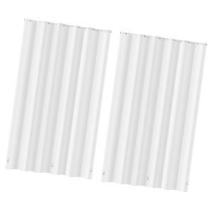 Telo Doccia in PEVA Ultra Resistente 8G, Confezione da 2, Impermeabile in Plastica con 12 Magneti Antiruggine - Product Image 1