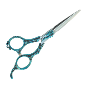 Ciseaux de coiffure professionnels Dragon Handle pour salon de barbier, coupe de cheveux, OEM personnalisable, acier inoxydable, ciseaux de coiffage haut de gamme - Product Image 4