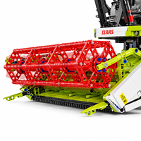 CaDA C61508 CLAAS Dominator 370 Moissonneuse-batteuse en blocs de construction, 4567 pièces, camions à l'échelle 1:17, modèle de véhicule agricole en plastique ABS