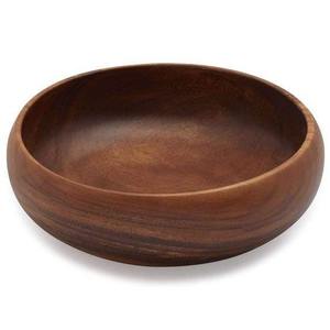 Bol à salade en bois naturel poli fait main de luxe, design moderne, écologique, pour la cuisine, la table à manger, la décoration, les fêtes - Product Image 3