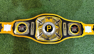 Ceinture de champion des Pirates de Pittsburgh, taille adulte, modèle Legacy, en alliage de zinc de qualité supérieure, 2 mm/4 mm, taille haute - Product Image 3