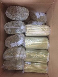 หลอดดูดน้ำแบบใช้แล้วทิ้ง ทำจากหญ้าธรรมชาติ ย่อยสลายได้ เป็นมิตรต่อสิ่งแวดล้อม  ทำจากพืชเลปิโรเนีย อาร์ติคูลาตา  ขนาด 20 ซม. ผ่านการปรับสภาพอย่างยั่งยืน - Product Image 2