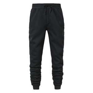 Wholesale Men's Winter Streetwear Printed 2-in-1 Hoodie Tracksuit Set Cotton <b>Fleece</b> <b>Joggers</b> Full Zipper Casual Sportswear - Product Image 3