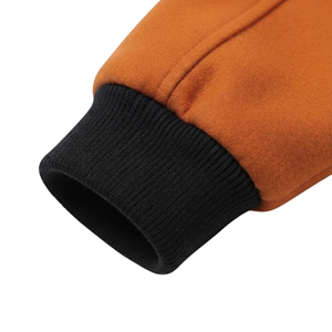 Custom Orange Racing Varsity <b>Bomber</b> <b>Jacket</b> Embroidered Patch Motorsport Letterman Snap Button Streetwear Windproof Casual % - Product Image 6