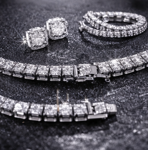 Collar de cadena de tenis de lujo con incrustaciones de circonitas – Plata de ley 925 / Acero inoxidable, Joyería Hip Hop con circonitas para hombre y mujer, 4 mm - Product Image 4