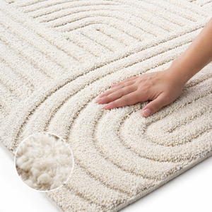 Alfombra Persa de Lana 100% Anudada a Mano, Estilo Floral, Apta para Mascotas, Antideslizante, Pelo Medio, para Sala de Estar - Product Image 3