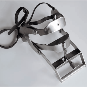 Espéculo Bucal Completo para Equinos, Abridor de Boca de Acero Inoxidable con Correas de Cuero, Herramientas Veterinarias para Odontología Equina - Product Image 6