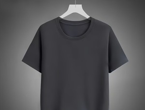 Camiseta de manga corta para hombre, personalizada OEM, de seda de leche blanca de 180g, holgada, informal, no transparente, para usar como camiseta interior. - Product Image 2