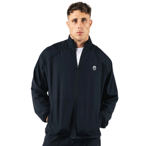 Veste de survêtement légère pour homme à fermeture éclair intégrale, col montant, haut de sport d'entraînement, fournisseur OEM personnalisé en gros - Product Image 2