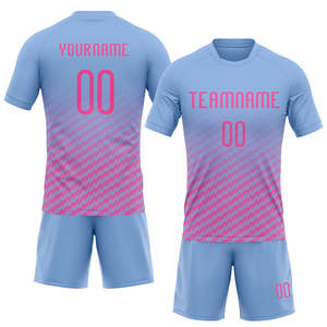 เสื้อวอลเลย์บอลลายคลื่นสีฟ้าชมพูแบบกำหนดเอง พิมพ์ลายแบบซับลิเมชั่น สำหรับผู้ใหญ่ ใส่ได้ทั้งชายและหญิง ระบายอากาศได้ดี ผลิตจากโพลีเอสเตอร์ เหมาะสำหรับทีม - Product Image 1