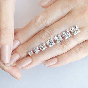 Diamants de laboratoire SHRAMAN DIAMOND taille princesse, 5 mm, couleur DEF, clarté VS1, pierres lâches pour la fabrication de bijoux, vente en gros - Product Image 5
