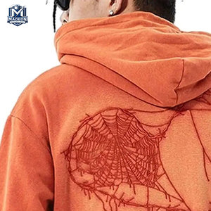 <b>Top</b> Selling Unique Design <b>Distressed</b> Embroidery Hoodies In Wholesale Cotton Blended <b>Distressed</b> Embroidery Hoodies - Product Image 4