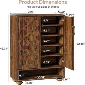 ตู้เก็บรองเท้าขนาดใหญ่พร้อมระบบจัดเก็บที่มีประสิทธิภาพ - Product Image 5