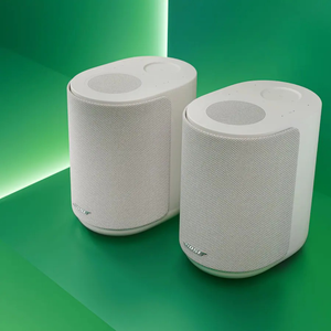 Portable Wireless Bluetooth <b>Speaker</b> Fabric Mesh Audio System Compact Home Office Stereo Sound - Product Image 1