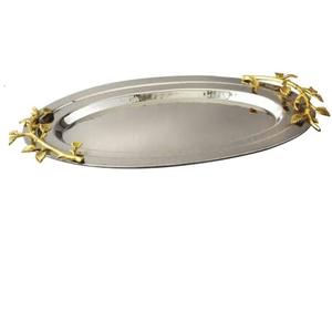 Elegantes Bandejas para Exhibición de Chocolate, Artículos para Fiestas, Servidor de Postres y Otros Dulces, Estilo Moderno, Bandeja para Servir Chocolate en Acero Niquelado - Product Image 6