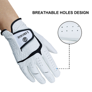Custom Design Women <b>Men</b> <b>Winter</b> Wrist-Length Durable Grip Comfortable Premium Cabertta Leather Golf <b>Gloves</b> Manufacturer - Product Image 3