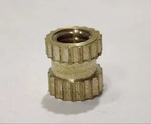 Raccord de tuyau rond en laiton, écrou 2 mm, autobloquant, finition dorée, filetage à droite, métrique et impérial, pour applications industrielles et automobiles, lot de fixations - Product Image 1