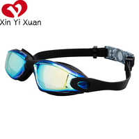Nouveautés 2026 : Lunettes de natation de compétition étanches, anti-buée, protection UV, avec verres en silicone et polycarbonate, embouts auriculaires et pince-nez