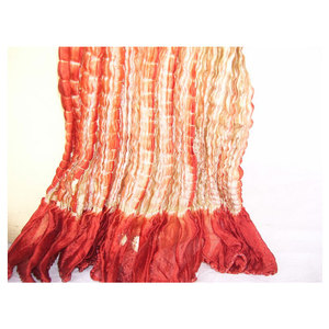 Elegante Bufanda de Seda Tie Dye Bandhani para Mujer, Accesorio de Moda Étnica Hecho a Mano, Ligero y Suave, Envoltura de Seda de Lujo - Product Image 4