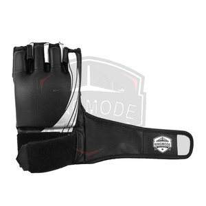 Nouveauté en ligne, meilleure vente, gants de MMA en cuir, antidérapants, sangle de poignet réglable, équipement d'entraînement sportif, disponible en stock - Product Image 4