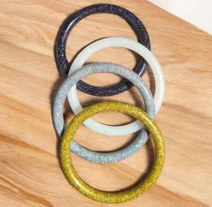 Bracelet en résine fait main de qualité supérieure pour femmes, bijoux fantaisie colorés, accessoires cadeaux, bracelets pour femmes - Product Image 2