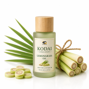 Huile Essentielle de Citronnelle du Tamil Nadu 100% Pure et Naturelle de Qualité Supérieure, Distillée à la Vapeur, pour Aromathérapie et Soin du Visage, par Kodai Global Export - Product Image 1