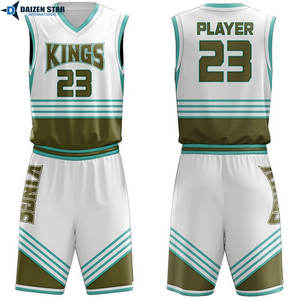 Uniforme de Baloncesto Transpirable OEM con Nombre del Jugador Sublimado, Conjunto de Camiseta y Pantalones Cortos para Equipo - Product Image 3