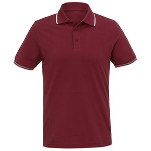 Chemise blanche à manches courtes pour homme, couleur unie, style décontracté, coupe classique, tissu piqué tricoté, 100 % polyester, service OEM frontal - Product Image 4