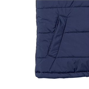 Classic <b>Navy</b> Blue Puffer Vest for <b>Men</b> Down Alternative Padded <b>Gilet</b> Sleeveless Quilted Jacket Body Warmer - Product Image 4