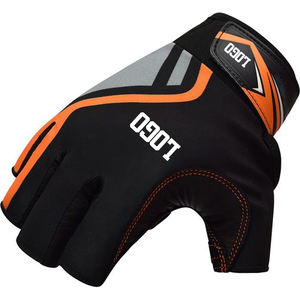 Rhino Fitness Unisex Lightweight Half <b>Finger</b> Gym Gloves PU Mesh Breathable Non Slip Adjustable Wrist <b>Strap</b> UV Protection Fitness - Product Image 5