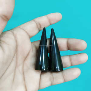 Nocks en corne de buffle noire fabriqués à la main, Nocks en corne naturelle pour arcs traditionnels et fabrication d'arc sur mesure à prix de gros - Product Image 5