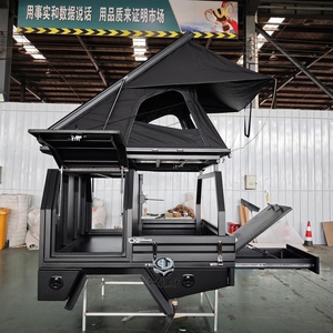 Boîte <span class=keywords><strong>de</strong></span> rangement pour outils <span class=keywords><strong>de</strong></span> camionnette 4x4 Hilux <span class=keywords><strong>Ranger</strong></span> sur mesure, revêtement poudré, étanche, avec auvent et plateau, tente <span class=keywords><strong>de</strong></span> toit et cuisine - Product Image 2