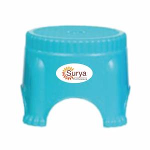 Taburete redondo de plástico premium, resistente y duradero, multiusos para el hogar y la cocina. - Product Image 1