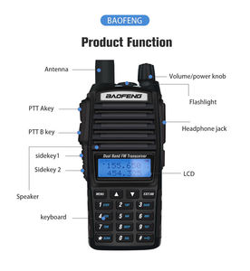 Radio Walkie Talkie Portátil de Doble Banda, Recargable, de Largo Alcance, Programable, con Cancelación de Ruido, para Comunicación en Grupo - Product Image 6