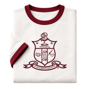 Camiseta con Escudo de la Fraternidad Kappa Alpha Psi, Color Crema, Diseño Clásico, Comodidad Premium y Ajuste Elegante - Product Image 6