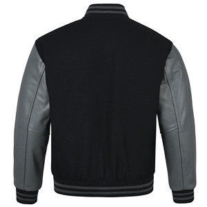 Unisex High Quality Hooded Letterman Varsity Jacket 100% Wool with Stand Collar Patchwork Stylish <b>Winter</b> <b>Coat</b> Front Logo - Product Image 3