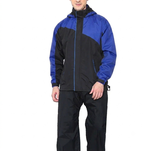 Conjunto Deportivo Cortavientos para Hombre, Chaqueta con Capucha y Cremallera Completa con Pantalones Jogger a Juego, Ropa Deportiva Ligera y Resistente al Viento - Product Image 3