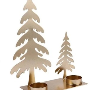 Luxury Golden Deer Candle Holder <b>Brass</b> Christmas Decor Heat Resistant Home Decoration Metal Stand - Product Image 2