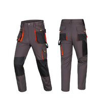 Pantalons de travail haute visibilité, pantalons cargo, fabrication sur mesure, vente en gros OEM, haute visibilité, réfléchissants, respirants, coton et élasthanne, unisexe, PK