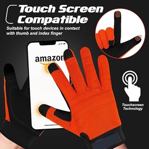 Guantes de Conducción de Cuero Unisex CAPTAIN INDUSTRY para Invierno, con Dedos Descubiertos, Color Sólido, Impermeables, Antideslizantes y con Protección UV, Venta al Por Mayor - Product Image 5