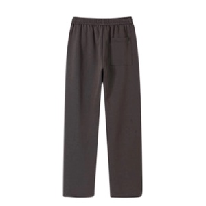 Pantalon de jogging unisexe classique pour homme, coupe droite, ample, décontracté, 100% coton épais, élastique, uni et large - Product Image 6