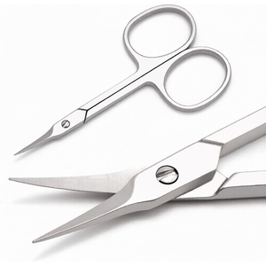 Cuticle Scissors 3.5 Inch Curved Arrow Point Stainless Steel Nail Scissors Professional Manicure Pedicure Cuticle Tool - Product Image 1