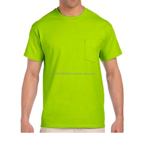 Summer Collection Heavyweight Cotton Blank Drop Shoulder Short Sleeve <b>Men's</b> <b>T</b> <b>Shirt</b> Oversized With <b>Pocket</b> - Product Image 3