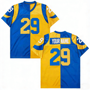 Fabricant de maillots de football personnalisés avec service d'impression par sublimation, maillot de football américain de qualité export durable - Product Image 6