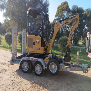 Mini-excavatrice hydraulique CAT durable, conçue pour les petits chantiers de construction, les opérations agricoles et les projets de aménagement paysager - Product Image 5