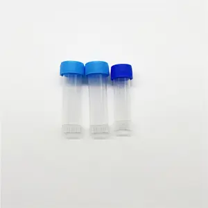 1,8 ml Plástico Desechable Cónico Criogénico Autoestable Transparente Congelación Cryovial Cryo Tube