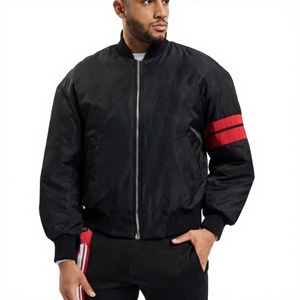New Style Men's Satin Bomber <b>Jacket</b> Custom Logo Embroidery Printing <b>Thin</b> Down Flight <b>Jacket</b> <b>Waterproof</b> High Quality - Product Image 1