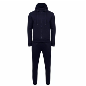 Survêtement pour homme respirant 100% coton à capuche, mode décontractée, logo personnalisé, hiver, poids lourd, séchage rapide - Product Image 3